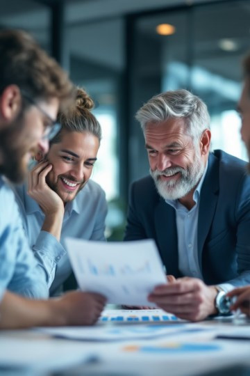 team meeting office portrait